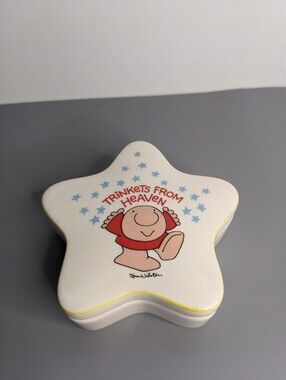 Ziggy Trinkets From Heaven Star Trinket Dish 2001 Collector Earthenware Vintage